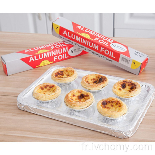 Rouleau d'aluminium d'aluminium non toxique domestique de qualité alimentaire